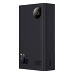 Powerbanka Baseus Adaman 2, 20000mAh, 30W, 3xUSB, USB-C (černá)
