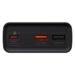Powerbanka Baseus Adaman Metal, 20000mAh, 2xUSB, USB-C 30W (černá)