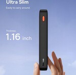 Powerbanka Baseus Airpow 20000 mAh, 20 W, čierna