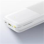 Powerbanka Baseus Bipow 2 20000mAh 20W s kabelem USB-C bílá