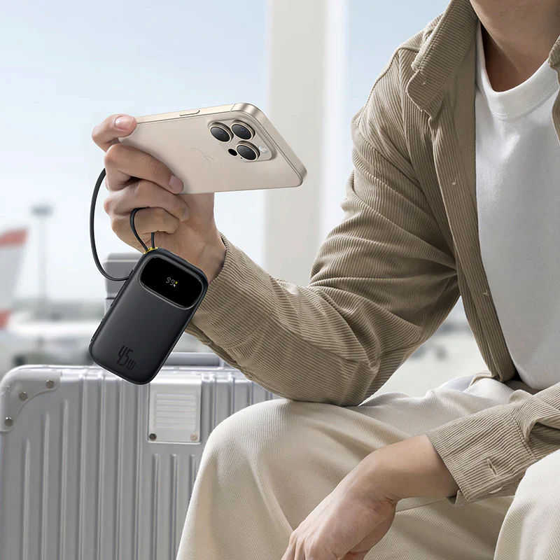 Powerbanka Baseus EnerFill 3 20000mAh, 45W, s kabelem USB-C/lightening