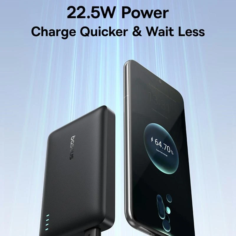 Powerbanka Baseus EnerFill FP21 10000mAh, 22,5W černá