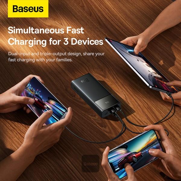 Powerbanka Baseus Star-Lord 30000mAh, 22,5W černá
