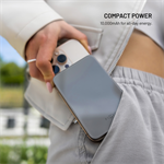 Powerbanka FIXED MagZen 10 Crystal s  Qi2 a MagSafe, 10 000 mAh, titanová