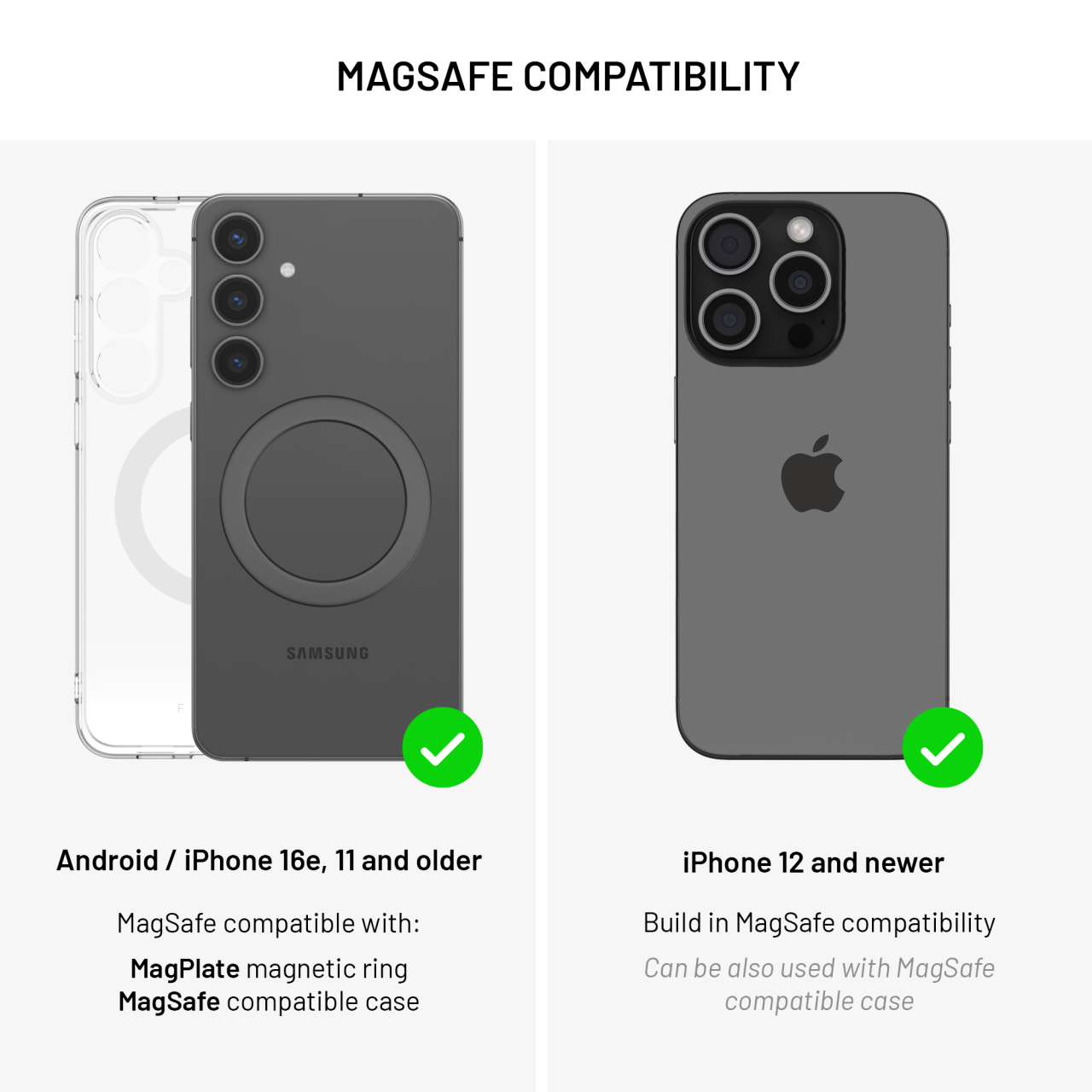 Powerbanka FIXED MagZen 5 Crystal s Qi2 a MagSafe, 5 000 mAh, růžová