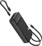 Powerbanka Spello ForcePack 20000mAh SP21 | s 3 integrovanými káblami | čierna | 4 výstupy | režim nízkeho výkonu