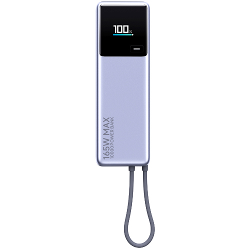 Powerbanka Xiaomi 165 W, 10 000 mAh (s integrovaným káblom)