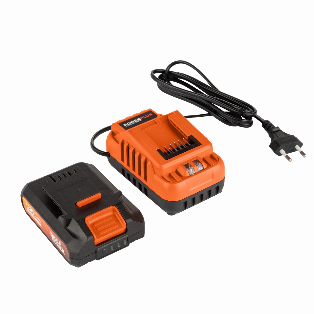 Powerplus POWDP90620 - Nabíječka 20V/40V 2.0A plus Baterie 20V LI-ION 2,0Ah
