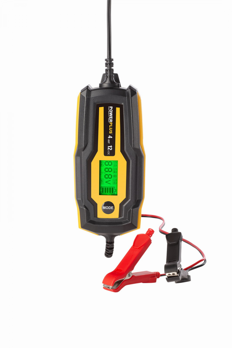 Powerplus POWX4203 - Automatická nabíjačka batérií 70W / 4A / 120Ah