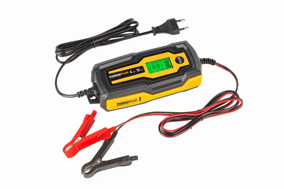 Powerplus POWX4203 - Automatická nabíjačka batérií 70W / 4A / 120Ah