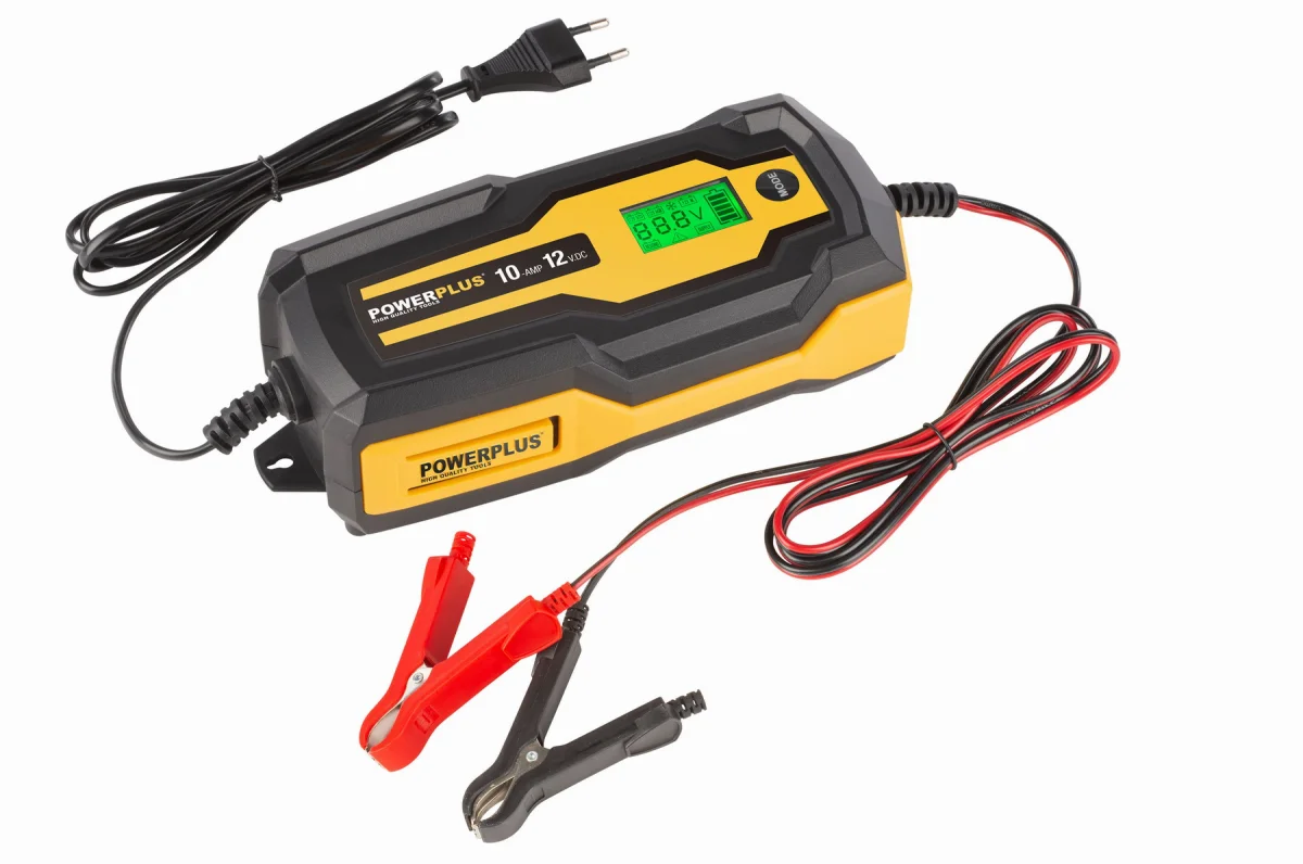 Powerplus POWX4207 - Automatická nabíječka baterií 160W / 10A / 200Ah