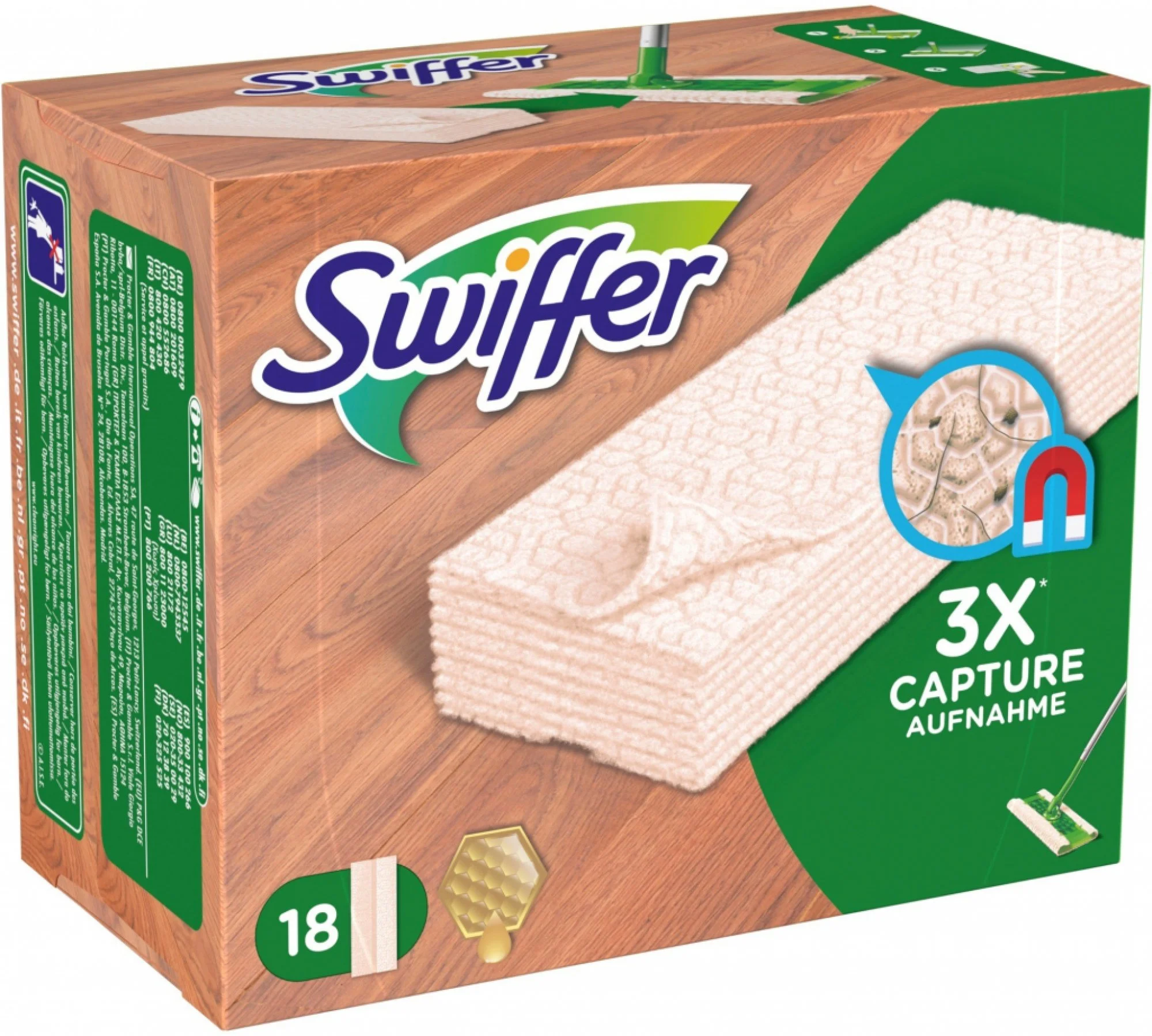 Prachovky na podlahy Swiffer Sweeper, 18 ks