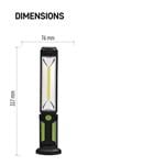 Pracovná LED baterka P4525, 500 lm, Li-Ion 2000 mAh