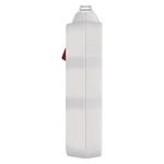 Predlžovací kábel Emos 2 m / 2 zásuvky / s vypínačom / biely / PVC / 1 mm2