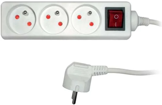 Predlžovací kábel Sencor SPC 20 3m/3 3×1,0mm, 230V, s vypínačom