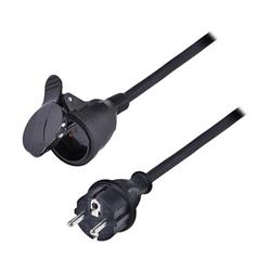 Predlžovací kábel Solight 15 m, 1 zásuvka IP44, 3 x 2,5 mm2, gumovo-neoprénový kábel H07RN-F