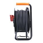 Predlžovací kábel Solight na bubne, 3 zásuvky, 400V + 230V, 25m gumový kábel 5x1,5mm2, IP44
