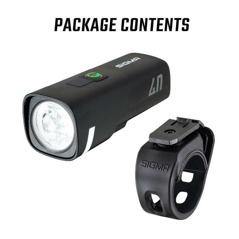 Predné svetlo SIGMA Aura 40 USB