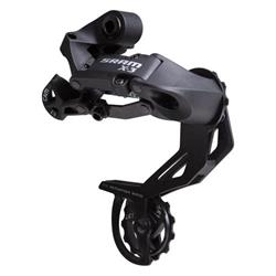 Prehadzovačka SRAM X-3 s dlhým vodítkom, čierna