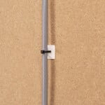 Premion PREP00033 – Samolepiaca káblová spona, biela, 19 x 19 mm, 100 ks