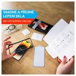 Prémiové ochranné tvrdené sklo FIXED Armor s aplikátorom pre Apple iPhone 15 Pro Max, čierne