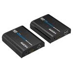 PremiumCord 4K@60Hz HDMI KVM extender s USB 2.0 na 120m přes LAN síť