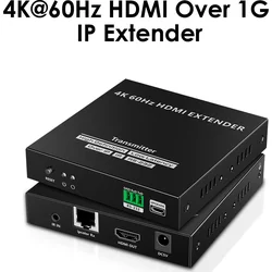 PremiumCord 4K@60Hz HDMI nekomprimovaný extender na 120 m cez LAN, cez IP
