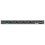 PremiumCord 4K@60Hz HDMI2.0 KVM prepínač 4:1 s diaľkovým ovládaním