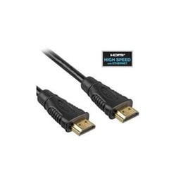 PremiumCord 4K HDMI 1.4 High Speed + Ethernet kabel, zlacené konektory, 0,5m