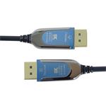 PremiumCord 8K Optický DisplayPort 1.4 přípojný kabel M/M, zlacené konekt. 30m