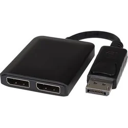 PremiumCord adaptér DisplayPort - 2x DisplayPort, MST,rozšíření+zrcadlení+2 obrazy, 4K*2K