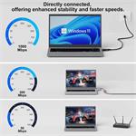 PremiumCord Ethernetový kabel USB3.2 -> LAN RJ45 10/100/1000 MBIT délka 2m