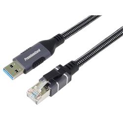 PremiumCord Ethernetový kabel USB3.2 -> LAN RJ45 10/100/1000 MBIT délka 2m