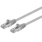 PremiumCord F/UTP 3m CAT.6 patch kábel awg26 sivý