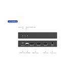 PremiumCord HDMI 2.1 splitter 1-2 porty, 8K@60hz, 4K@120Hz, 1080p, HDR+