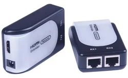 PremiumCord HDMI extender 60m cez 2x Cat5e khext40