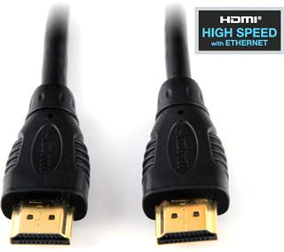 PremiumCord HDMI High Speed + Ethernet kabel, 5m