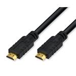 PremiumCord HDMI High Speed with Ether.4K@60Hz kabel se zesilovačem,25m, 3x stínění, M/M, zlacené konektory,
