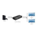 PremiumCord HDMI prepínač 4K@60Hz YUV 4:4:4 , FULL HD 1080P, 3D obojsmerný 2-1 alebo 1-2