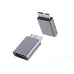 PremiumCord Hliníkový adaptér USB C samica - USB3.0 Micro B samec