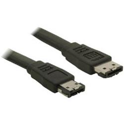 PremiumCord Kabel eSATA-eSATA, 1m, stíněný, černý