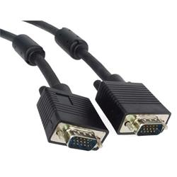 PremiumCord Kabel k monitoru HQ (Coax) 2x ferrit,SVGA 15p, DDC2,3xCoax+8žil, 2m