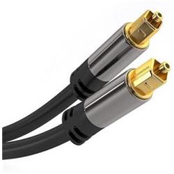 PremiumCord Kabel Toslink M/M, OD:6mm, Gold design 1m