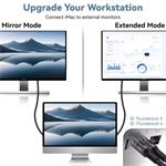 PremiumCord kabel USB-C na DisplayPort DP1.4   8K@60Hz a 4k@120Hz  2m