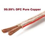 PremiumCord Kabely na propojení reprosoustav 100% CU měď 2x2,5mm 10m