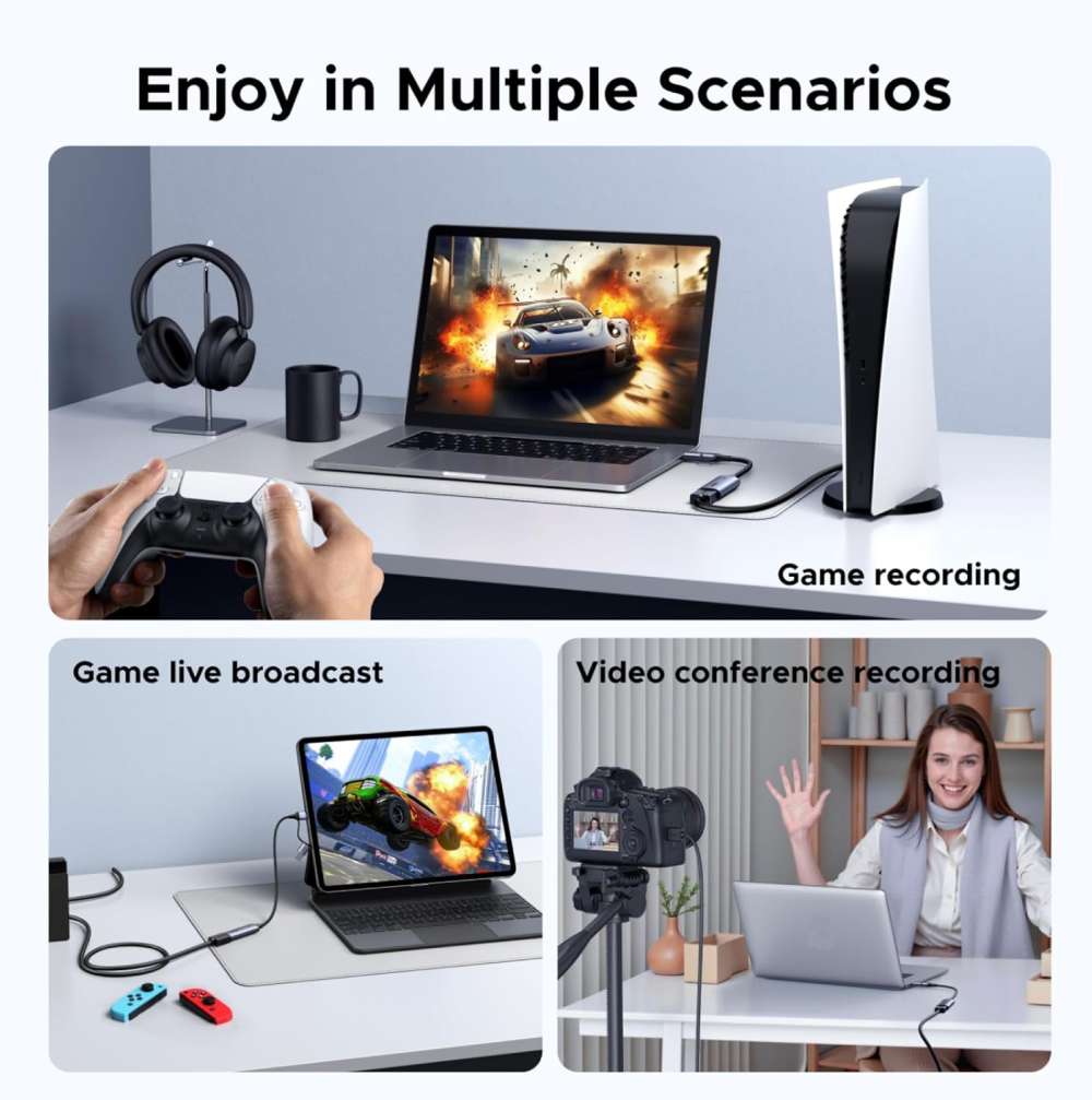 PremiumCord ku2grab9 – zariadenie na zachytávanie/nahrávanie signálu HDMI v rozlíšení 4K pri 60 Hz