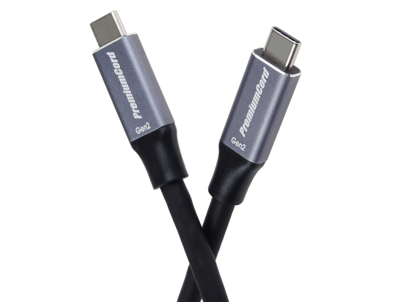 PremiumCord ku31cr5 – USB-C kábel, čierny, 5 m