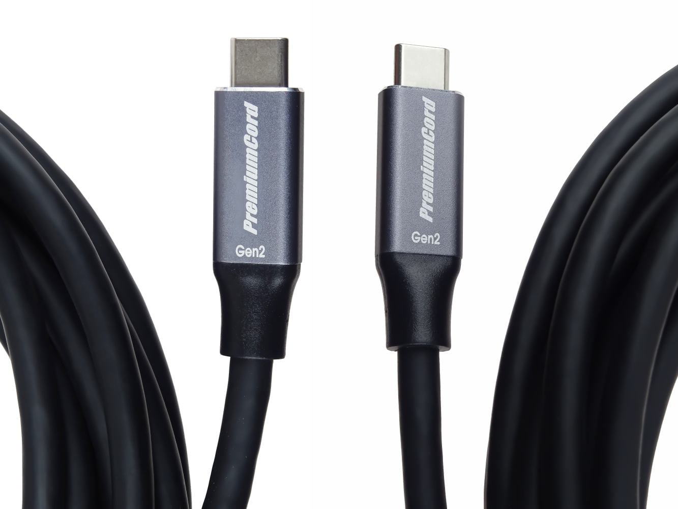 PremiumCord ku31cr5 – USB-C kábel, čierny, 5 m