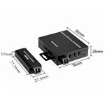 PremiumCord kuext5 – optický predlžovací kábel USB 3.2, 150 m