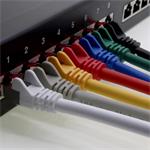 Premiumcord Patch kabel CAT6a S-FTP, RJ45-RJ45, AWG 26/7 1m modrá